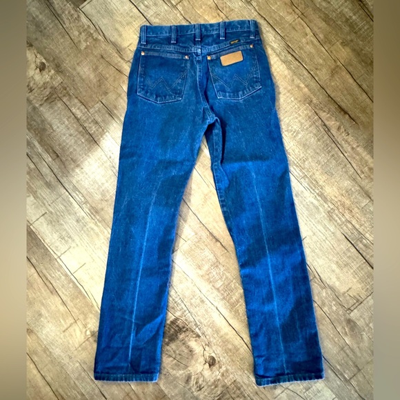 Wrangler Men's Cowboy Cut Blue Denim Original Fit Jean 29 x 32 - Picture 7 of 8